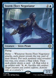 Storm Fleet Negotiator &mdash; Magic: The Gathering, The Lost Caverns of Ixalan Commander #78, Non-foil, English &mdash; фото товару