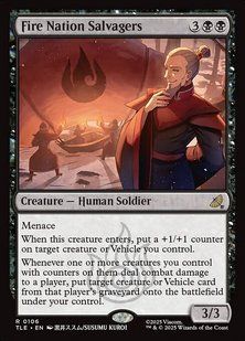 Fire Nation Salvagers &mdash; Magic: The Gathering, Avatar: The Last Airbender Eternal #106, Foil, English &mdash; фото товару