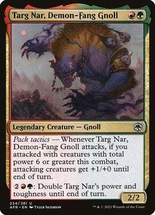 Карта Targ Nar, Demon-Fang Gnoll afr/234/ru фото