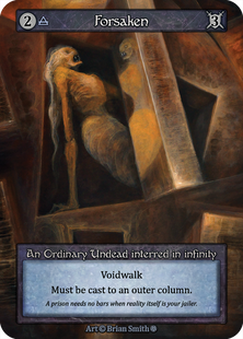 Forsaken &mdash; Sorcery: Contested Realms, Gothic #got-forsaken-b-s, Non-foil, English &mdash; фото товару