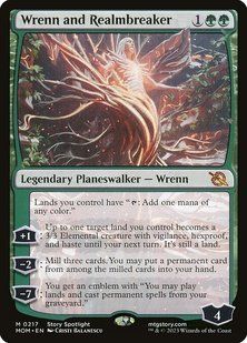 Wrenn and Realmbreaker &mdash; Magic: The Gathering, March of the Machine #217, Non-foil, English &mdash; фото товару