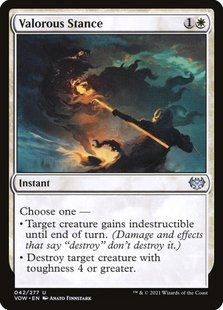 Valorous Stance &mdash; Magic: The Gathering, Innistrad: Crimson Vow #42, Non-foil, English &mdash; фото товару