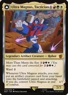 Карта Ultra Magnus, Tactician // Ultra Magnus, Armored Carrier bot/15/en/foil фото