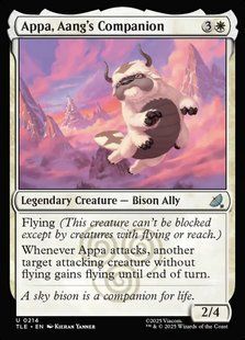 Appa, Aang's Companion &mdash; Magic: The Gathering, Avatar: The Last Airbender Eternal #214, Foil, English &mdash; фото товару