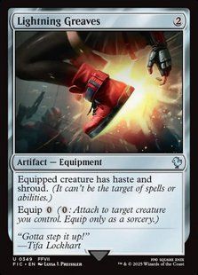 Lightning Greaves &mdash; Magic: The Gathering, Final Fantasy Commander #349, Non-foil, English &mdash; фото товару