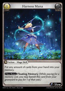 Harness Mana &mdash; Grand Archive, Dawn of Ashes First Edition #090, Non-foil, English &mdash; фото товару