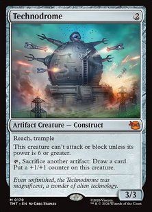 Technodrome &mdash; Magic: The Gathering, Teenage Mutant Ninja Turtles #179, Foil, English &mdash; фото товару