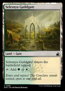Selesnya Guildgate &mdash; Magic: The Gathering, Ravnica Remastered #286, Non-foil, English &mdash; фото товару