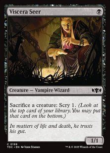 Viscera Seer &mdash; Magic: The Gathering, Tarkir: Dragonstorm Commander #199, Non-foil, English &mdash; фото товару