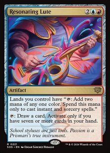 Карта Resonating Lute sos/221/en/foil фото