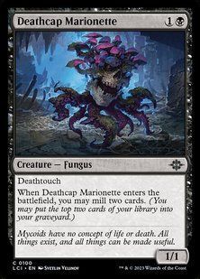 Deathcap Marionette &mdash; Magic: The Gathering, The Lost Caverns of Ixalan #100, Foil, English &mdash; фото товару
