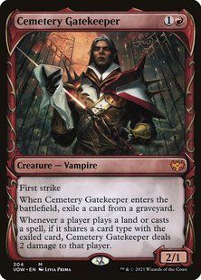 Cemetery Gatekeeper &mdash; Magic: The Gathering, Innistrad: Crimson Vow #304, Non-foil, Russian &mdash; фото товару