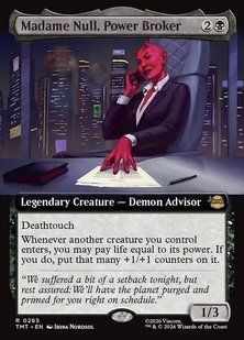 Madame Null, Power Broker &mdash; Magic: The Gathering, Teenage Mutant Ninja Turtles #265, Foil, English &mdash; фото товару