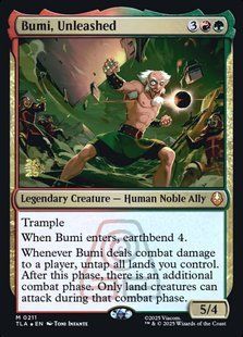 Bumi, Unleashed &mdash; Magic: The Gathering, Avatar: The Last Airbender Promos #211s, Foil, English &mdash; фото товару