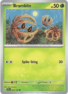 Карта Bramblin (TEF #020) - Pokemon TCG Temporal Forces &mdash; фото товару
