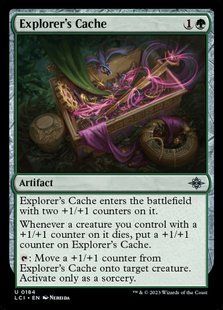 Explorer's Cache &mdash; Magic: The Gathering, The Lost Caverns of Ixalan #184, Non-foil, Japanese &mdash; фото товару