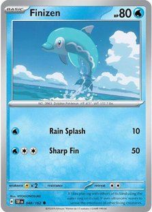 Голографічна карта Finizen (TEF #048) - Pokemon TCG Temporal Forces &mdash; фото товару