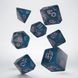 Набір RPG дайсів від Q-Workshop - Llama: Glittering dark blue & pink