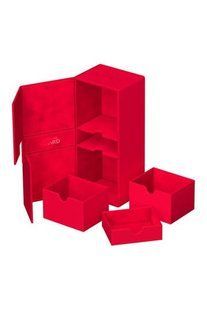 Декбокс Ultimate Guard Twin Flip'n'Tray 266+ Xenoskin - Red &mdash; фото товару