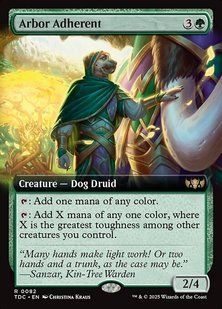 Arbor Adherent &mdash; Magic: The Gathering, Tarkir: Dragonstorm Commander #82, Non-foil, English &mdash; фото товару