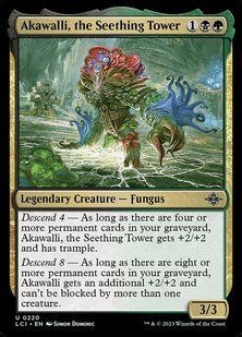 Akawalli, the Seething Tower &mdash; Magic: The Gathering, The Lost Caverns of Ixalan #220, Non-foil, English &mdash; фото товару
