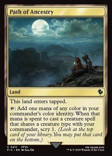Path of Ancestry &mdash; Magic: The Gathering, Final Fantasy Commander #411, Foil, English &mdash; фото товару