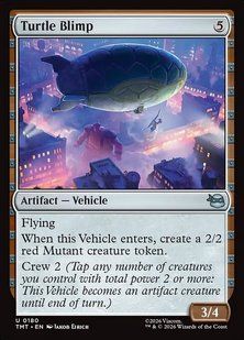 Turtle Blimp &mdash; Magic: The Gathering, Teenage Mutant Ninja Turtles #180, Non-foil, English &mdash; фото товару