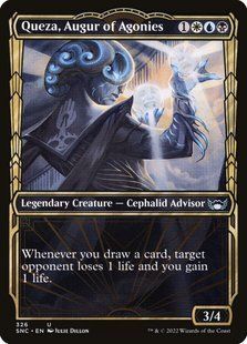 Queza, Augur of Agonies &mdash; Magic: The Gathering, Streets of New Capenna #326, Foil, English &mdash; фото товару