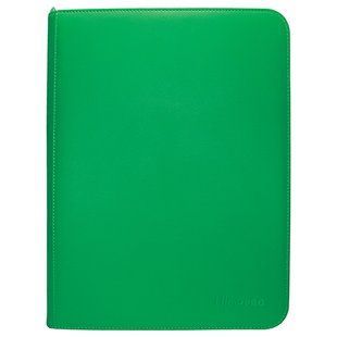 Альбом Vivid 9-Pocket на блискавці для 360 карт Green - Ultra Pro &mdash; фото товару