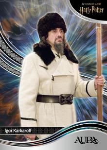 Колекційна карта Igor Karkaroff &mdash; 2026 Kakawow Aura Harry Potter 25th Anniversary kaw/ahp/b-60 фото