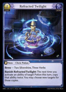 Refracted Twilight &mdash; Grand Archive, Mercurial Heart #167, Non-foil, English &mdash; фото товару