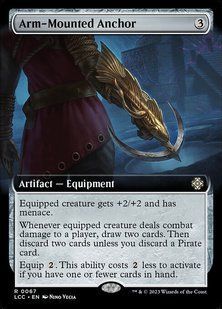 Arm-Mounted Anchor &mdash; Magic: The Gathering, The Lost Caverns of Ixalan Commander #67, Non-foil, English &mdash; фото товару