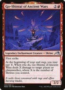 Go-Shintai of Ancient Wars &mdash; Magic: The Gathering, Kamigawa: Neon Dynasty #144, Non-foil, Japanese &mdash; фото товару