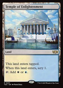 Temple of Enlightenment &mdash; Magic: The Gathering, Tarkir: Dragonstorm Commander #401, Non-foil, English &mdash; фото товару