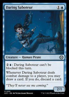 Daring Saboteur &mdash; Magic: The Gathering, The Lost Caverns of Ixalan Commander #151, Non-foil, English &mdash; фото товару