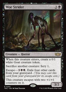 Woe Strider &mdash; Magic: The Gathering, Tarkir: Dragonstorm Commander #201, Non-foil, English &mdash; фото товару
