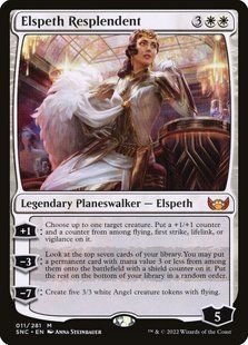 Elspeth Resplendent &mdash; Magic: The Gathering, Streets of New Capenna #11, Foil, English &mdash; фото товару