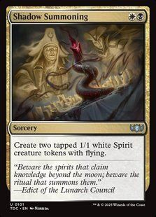 Shadow Summoning &mdash; Magic: The Gathering, Tarkir: Dragonstorm Commander #101, Non-foil, English &mdash; фото товару