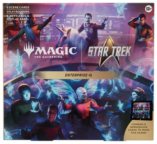 Набір "Scene Box" Enterprise-Q випуску Star Trek - Magic: the Gathering trk-scene-enterprise фото