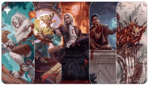 Двосторонній плеймат з зображенням Planeswalker Collage Double-Sided Gaming Playmat - Modern Horizons 3 plm-38443 фото