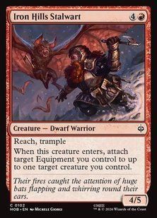 Карта Iron Hills Stalwart hob/102/en/foil фото