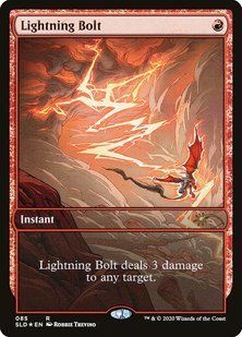 Lightning Bolt &mdash; Magic: The Gathering, Secret Lair Drop #85, Foil, English &mdash; фото товару