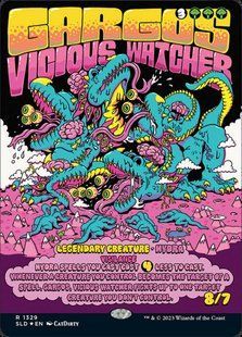Gargos, Vicious Watcher &mdash; Magic: The Gathering, Secret Lair Drop #1329, Foil, English &mdash; фото товару