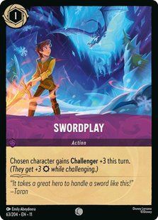 Карта Swordplay (11 #063) - Disney Lorcana Winterspell &mdash; фото товару