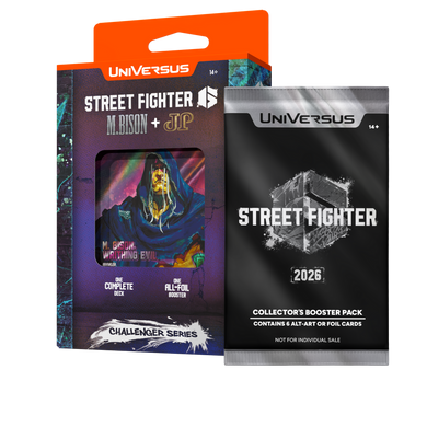 Дисплей 4 колод UniVersus Street Fighter 6 Challenger Series №2, EN &mdash; фото товару