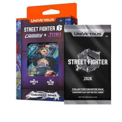 Дисплей 4 колод UniVersus Street Fighter 6 Challenger Series №2, EN &mdash; фото товару