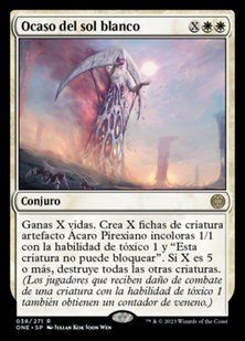 White Sun's Twilight &mdash; Magic: The Gathering, Phyrexia: All Will Be One #38, Non-foil, Spanish &mdash; фото товару