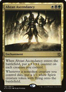 Abzan Ascendancy &mdash; Magic: The Gathering, Khans of Tarkir Promos #160s, Foil, Russian &mdash; фото товару