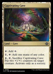 Captivating Cave &mdash; Magic: The Gathering, The Lost Caverns of Ixalan #268, Foil, English &mdash; фото товару