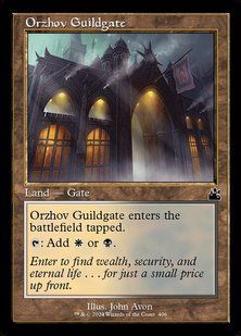 Orzhov Guildgate &mdash; Magic: The Gathering, Ravnica Remastered #406, Non-foil, English &mdash; фото товару